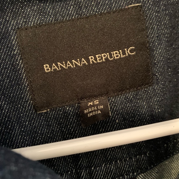 💋Banana Republic Dark Blue Belted Denim Dress 080 - Picture 5 of 5